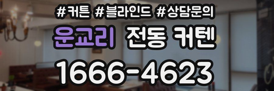 운교리 전동 커텐