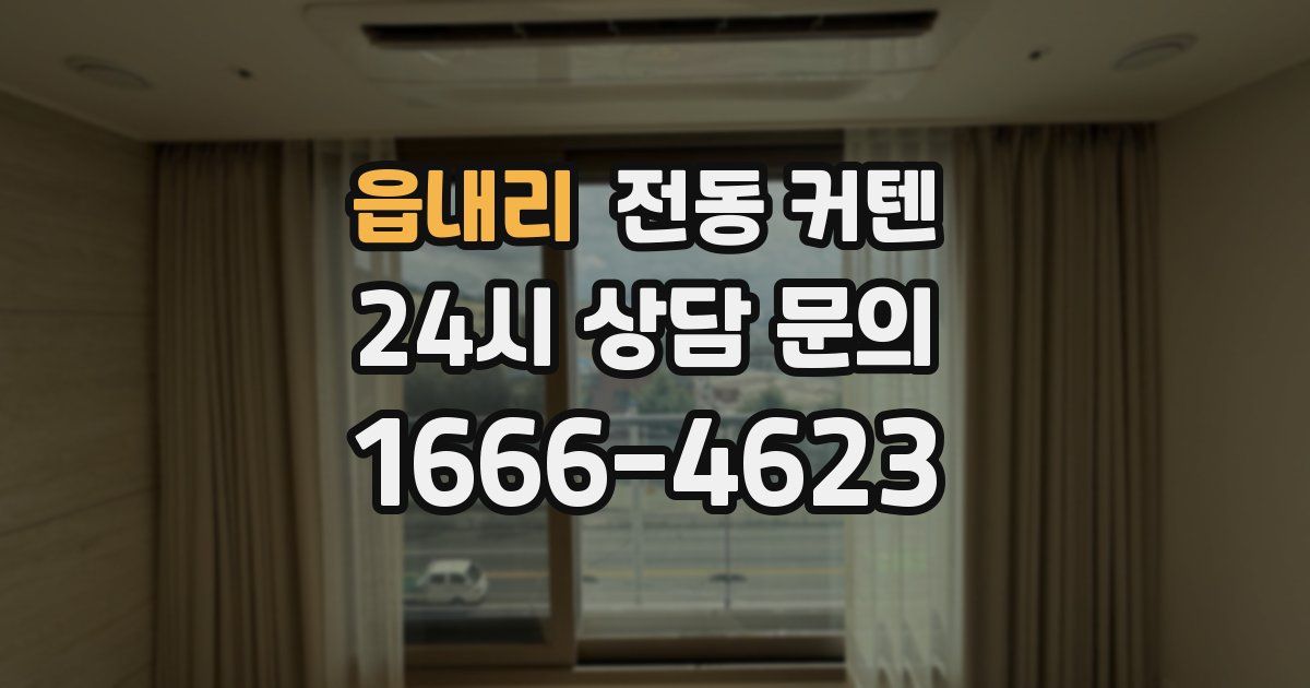 읍내리 전동 커텐