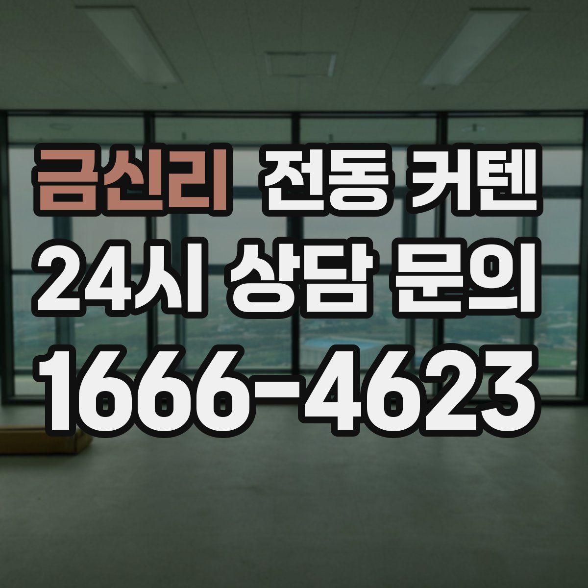 금신리 전동 커텐