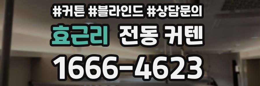 효근리 전동 커텐