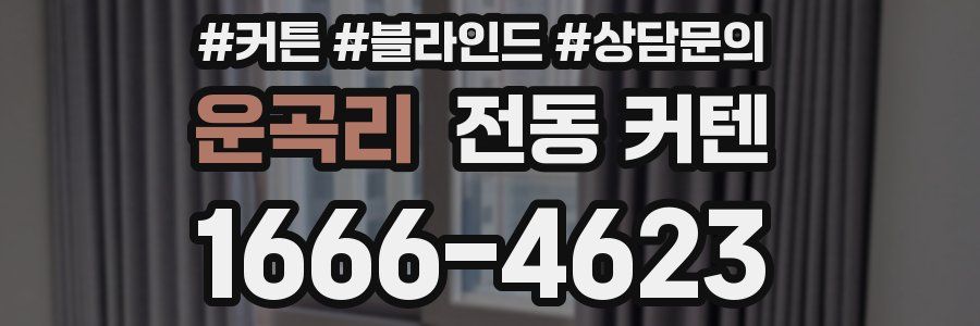 운곡리 전동 커텐