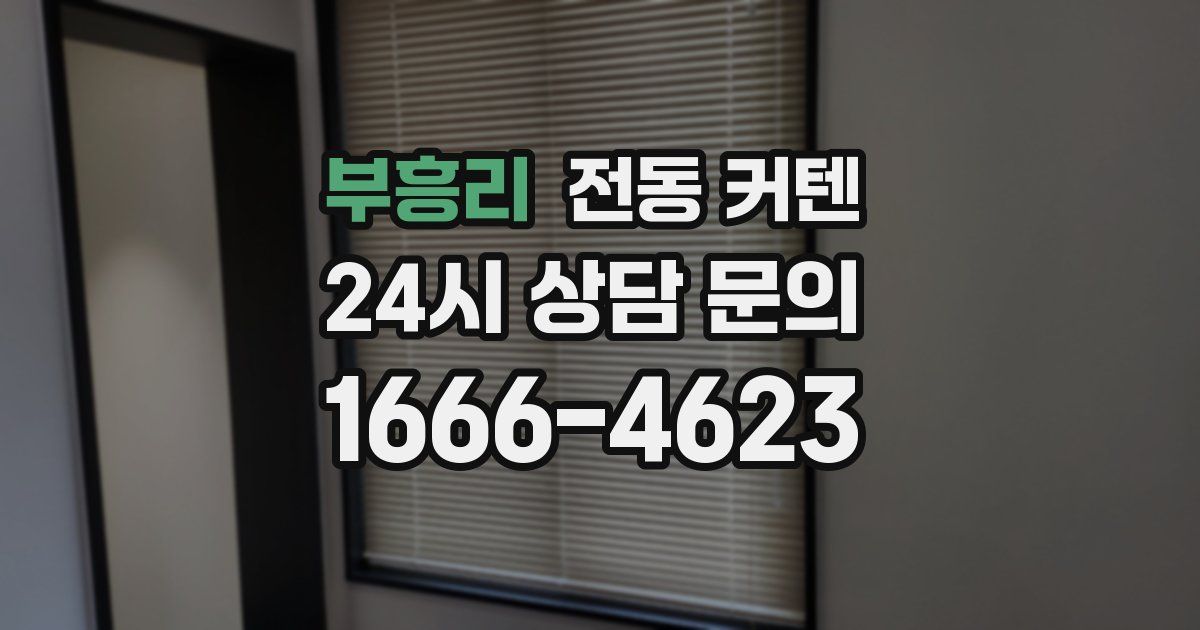 부흥리 전동 커텐