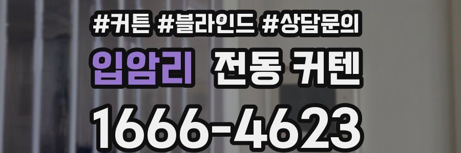 입암리 전동 커텐