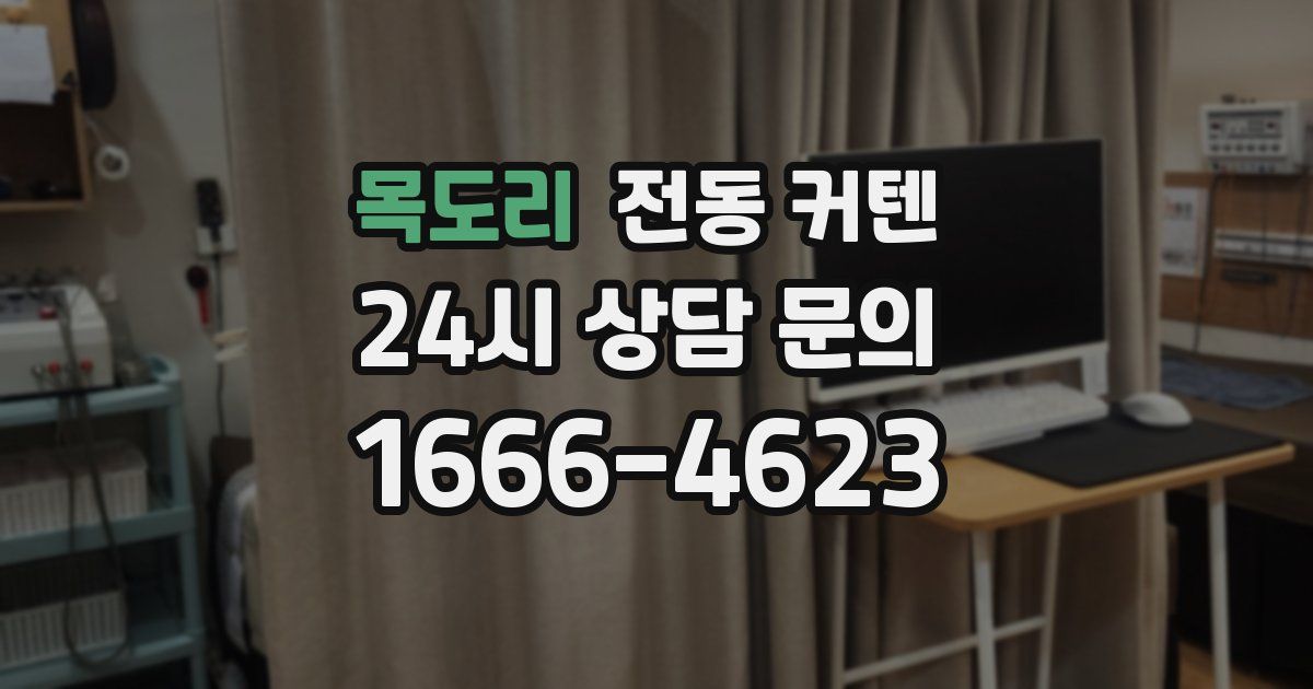 목도리 전동 커텐