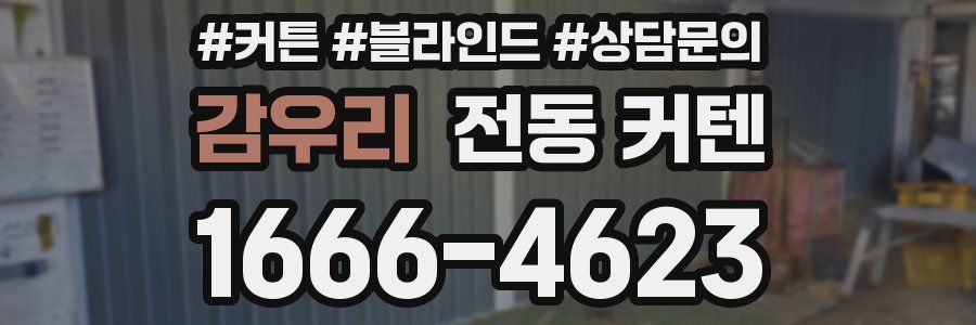 감우리 전동 커텐