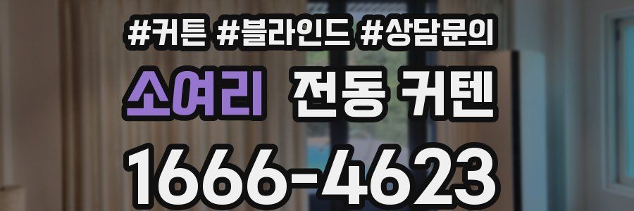 소여리 전동 커텐