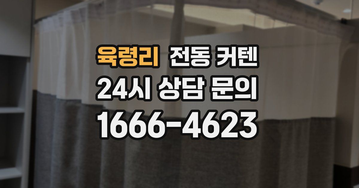 육령리 전동 커텐