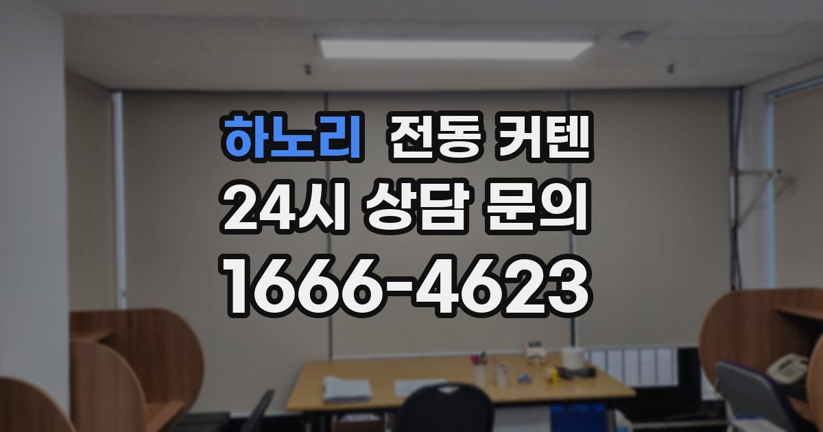 하노리 전동 커텐