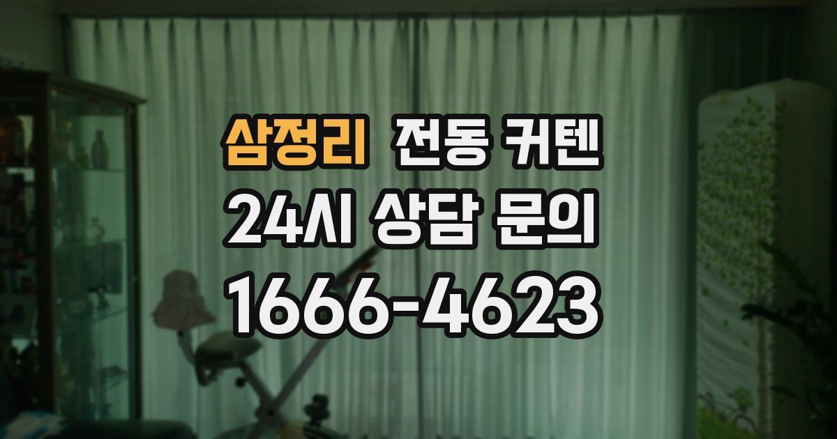 삼정리 전동 커텐