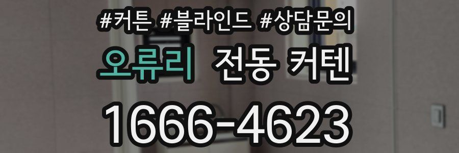 오류리 전동 커텐
