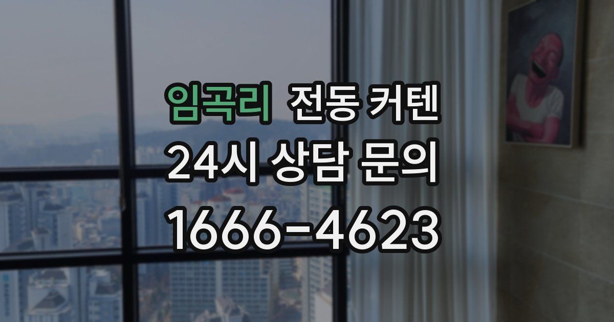 임곡리 전동 커텐