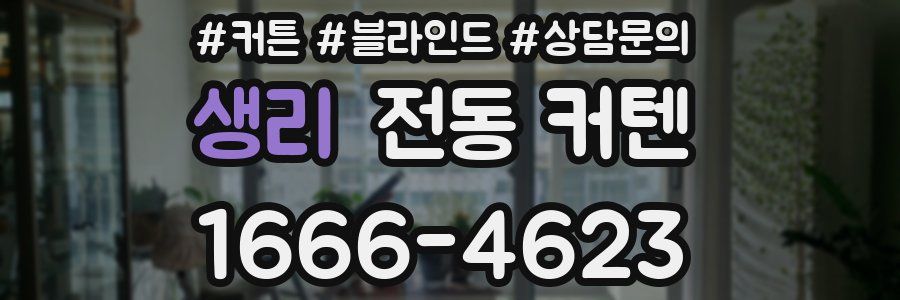 생리 전동 커텐