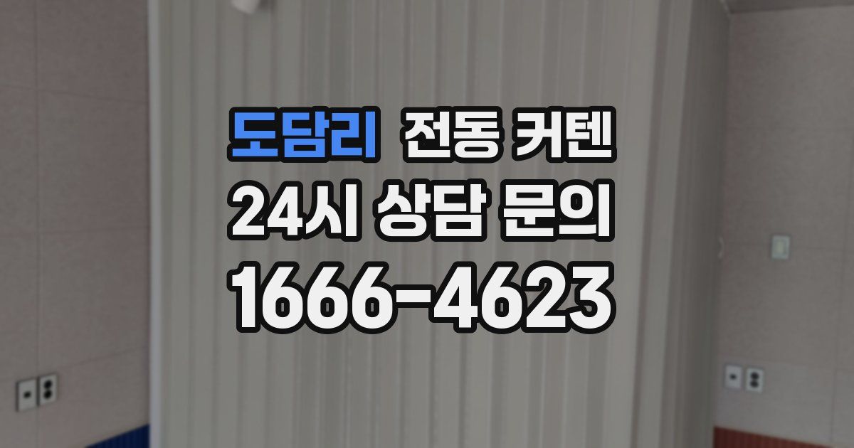 도담리 전동 커텐