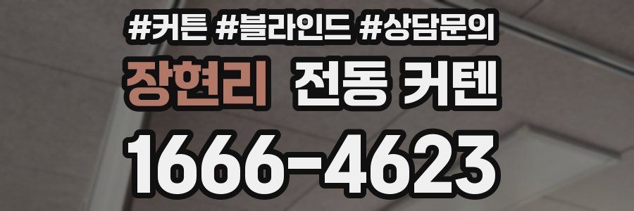 장현리 전동 커텐