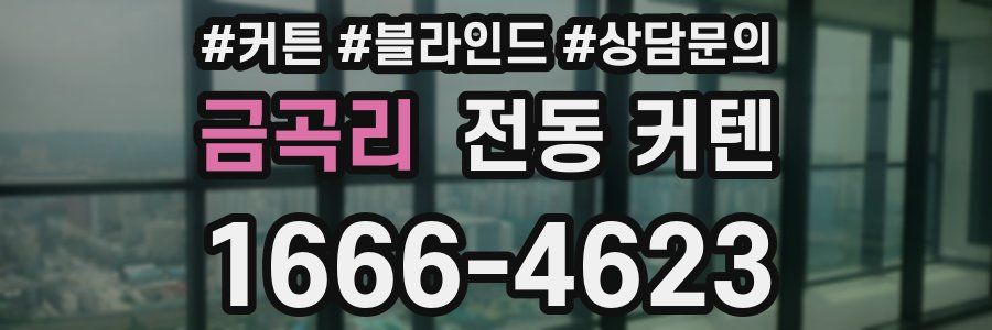 금곡리 전동 커텐