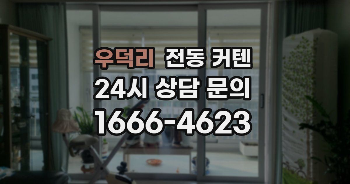 우덕리 전동 커텐