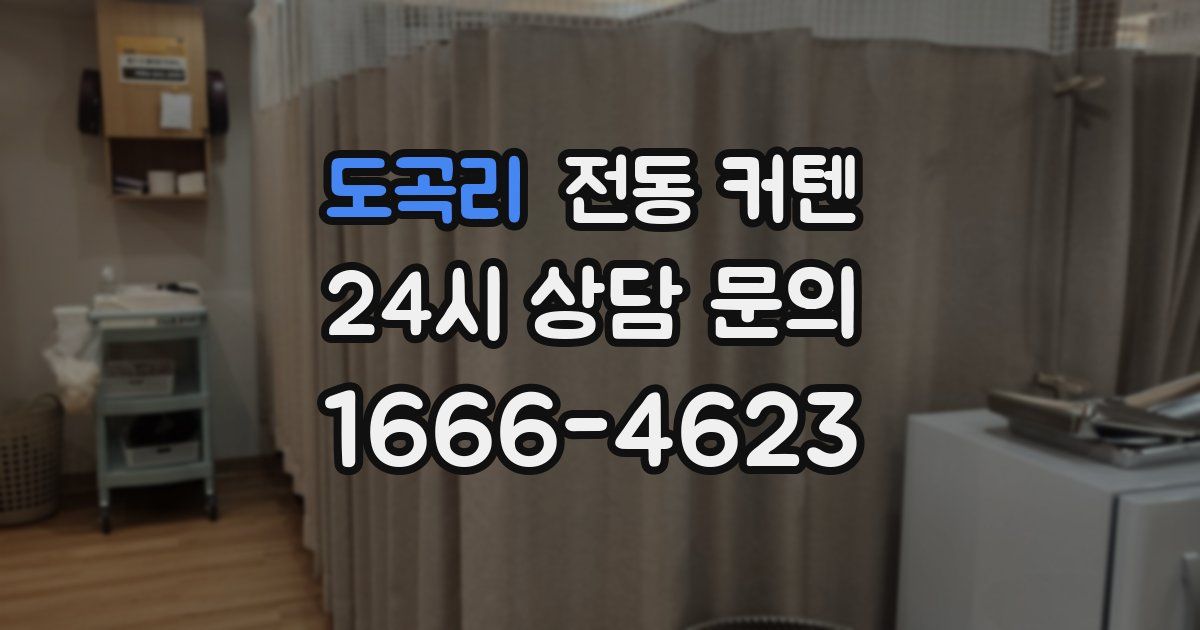도곡리 전동 커텐