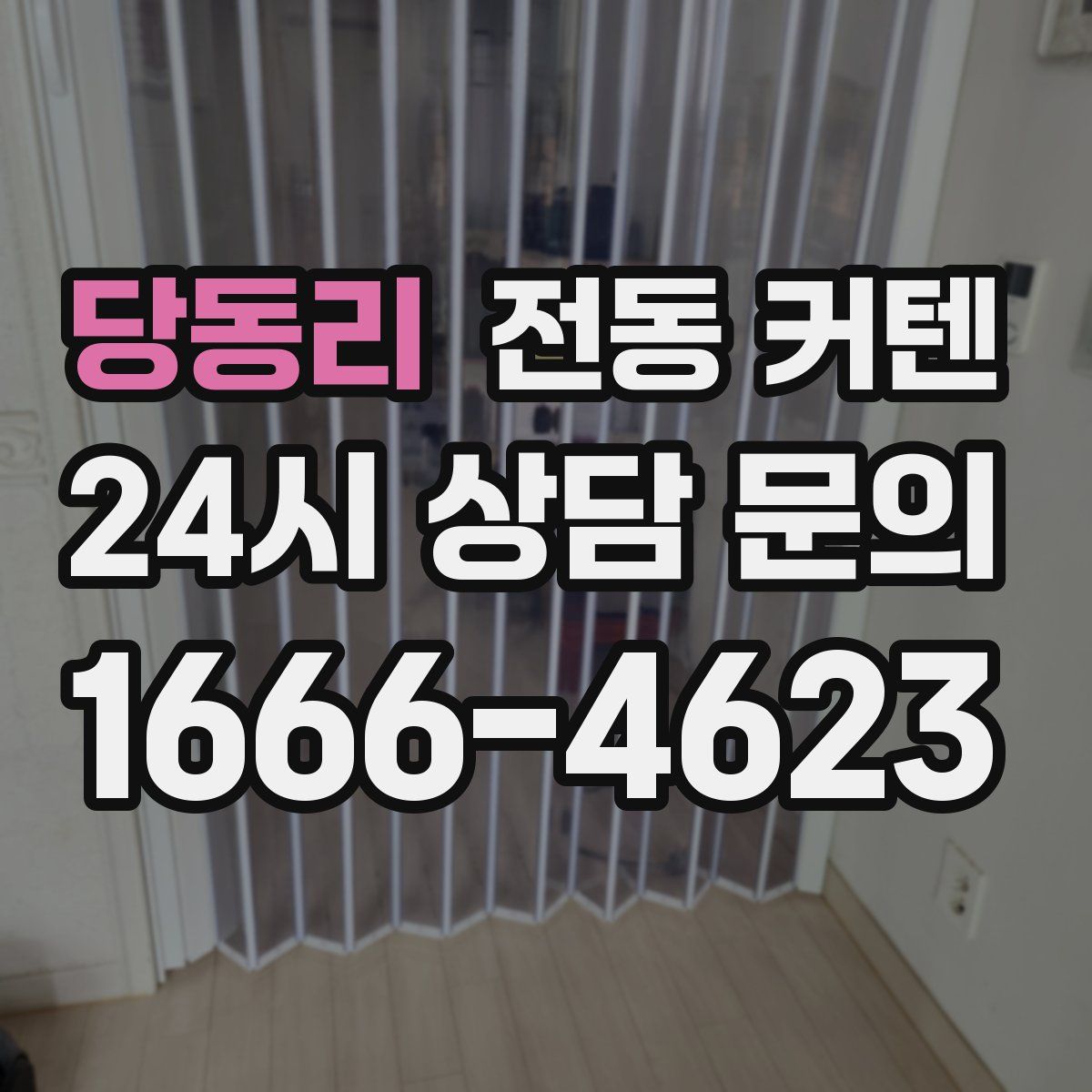 당동리 전동 커텐