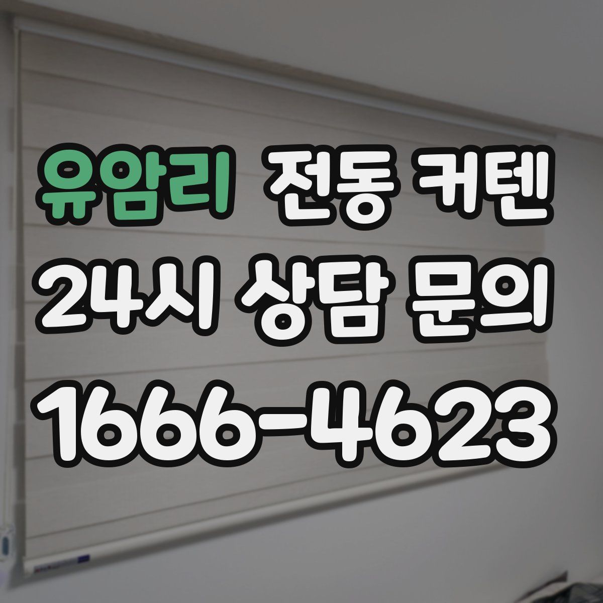 유암리 전동 커텐