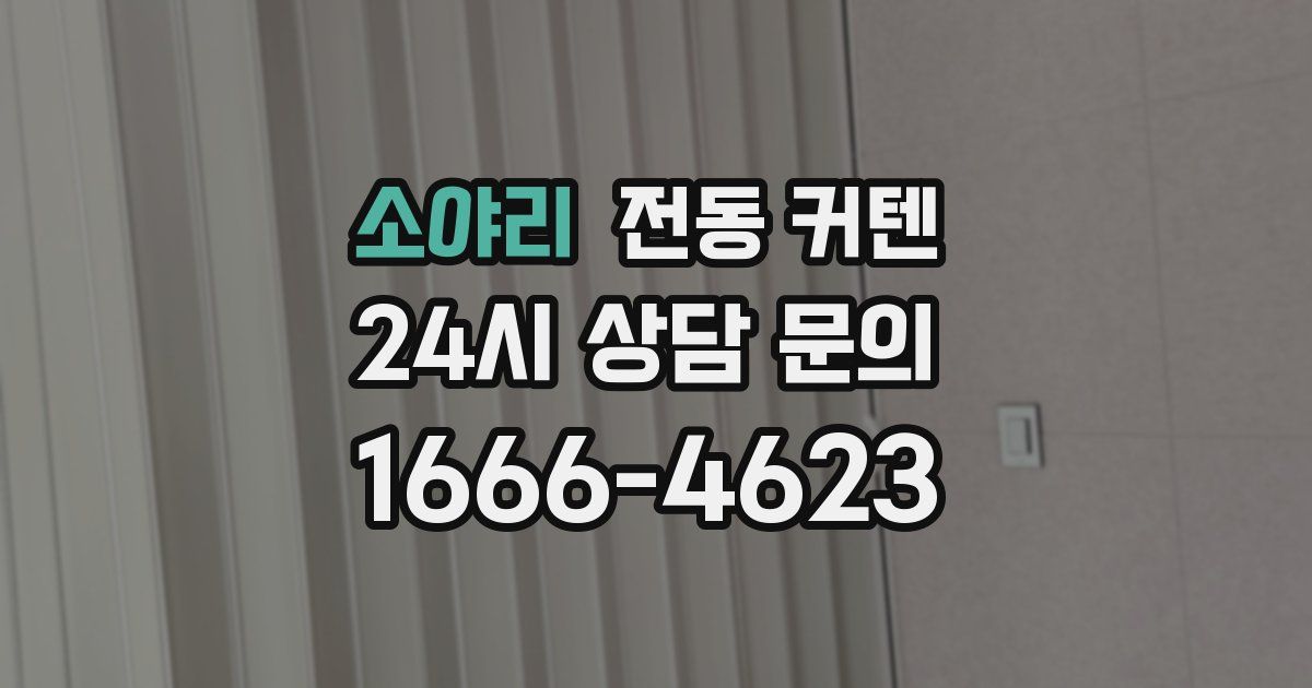 소야리 전동 커텐