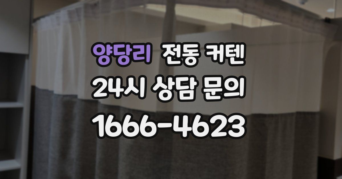 양당리 전동 커텐