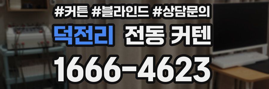 덕전리 전동 커텐