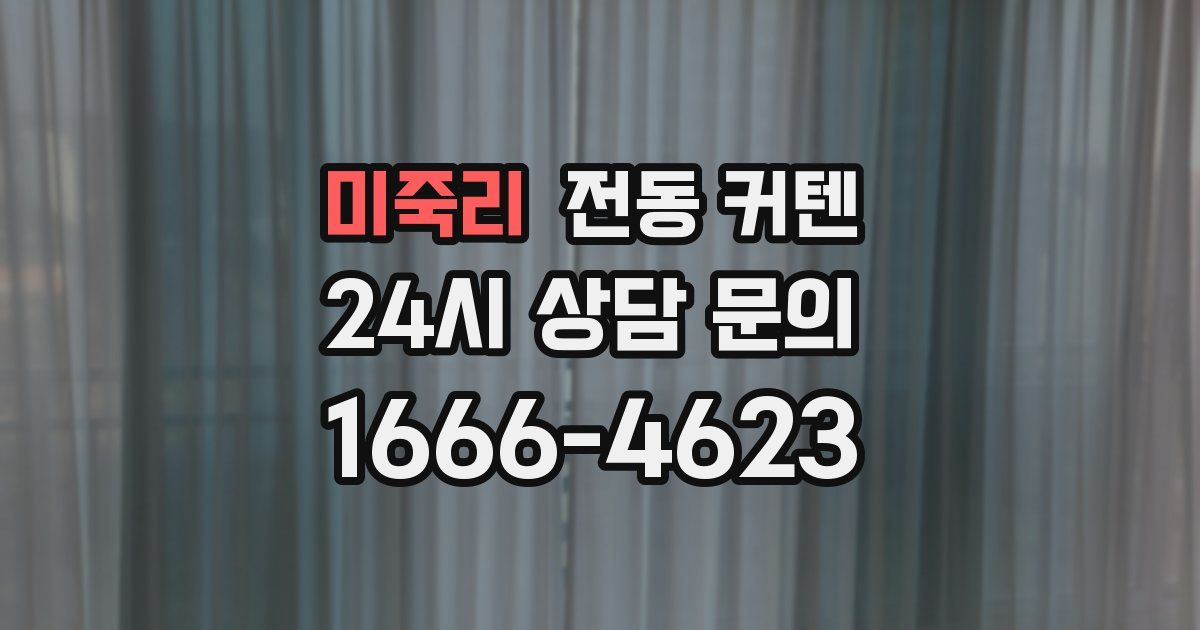 미죽리 전동 커텐