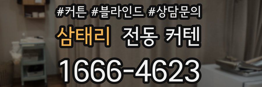 삼태리 전동 커텐