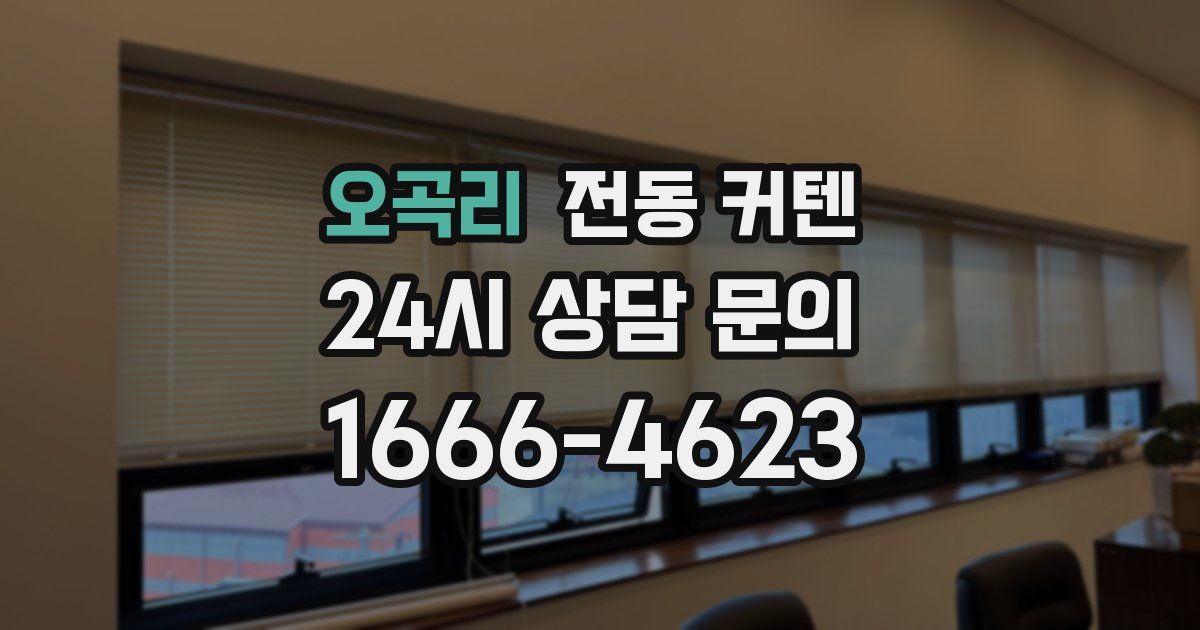 오곡리 전동 커텐