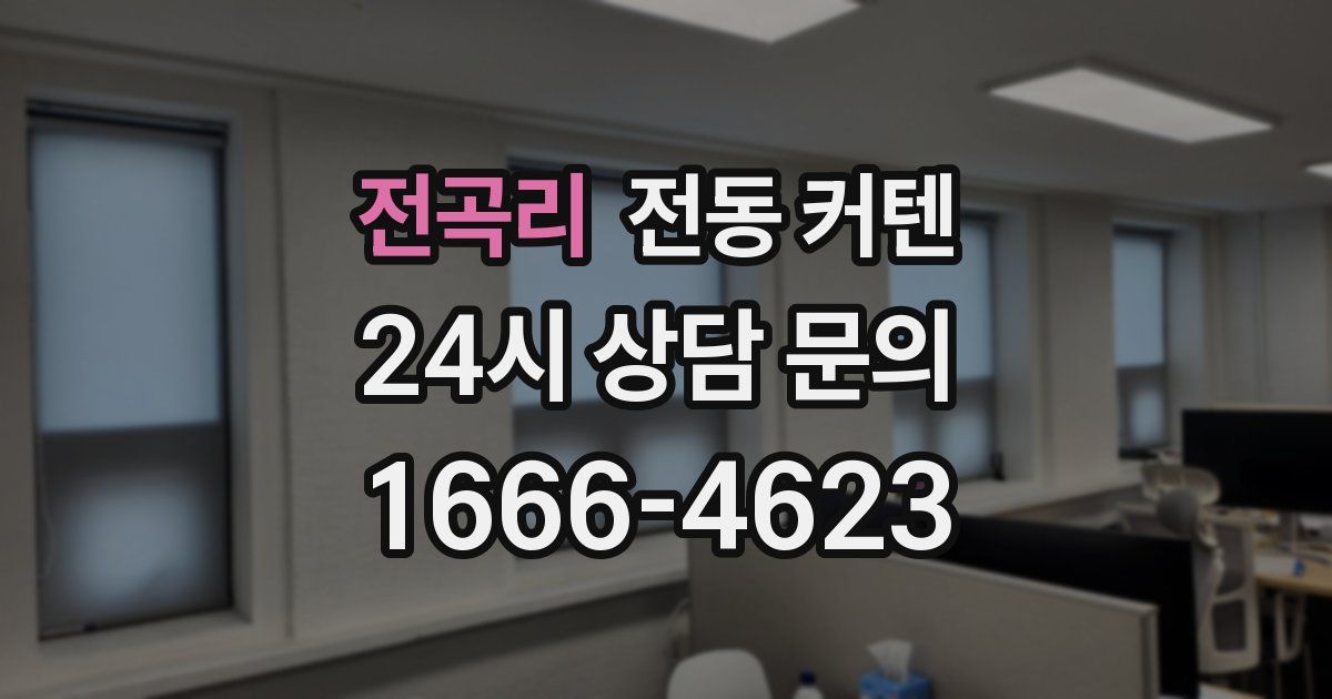 전곡리 전동 커텐