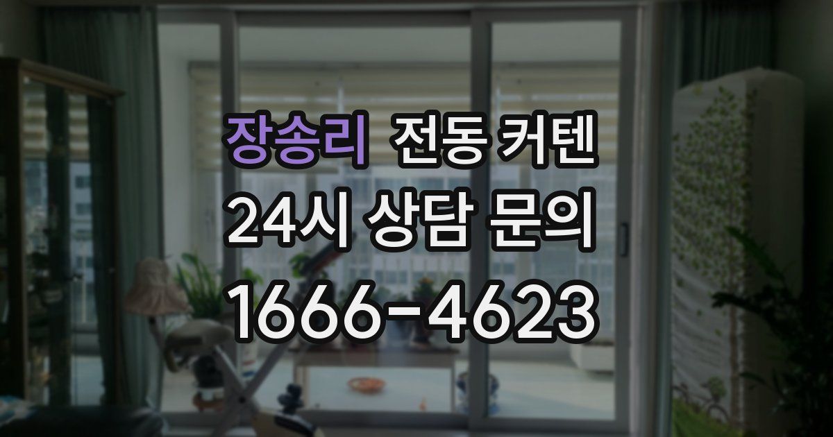 장송리 전동 커텐