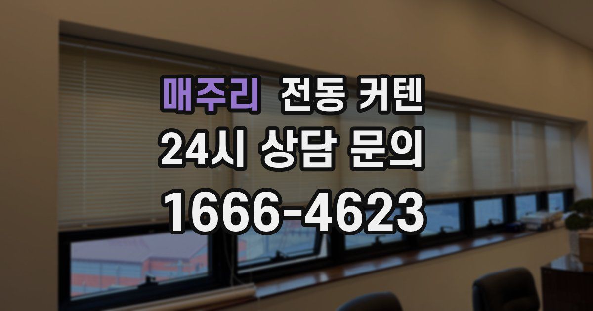 매주리 전동 커텐