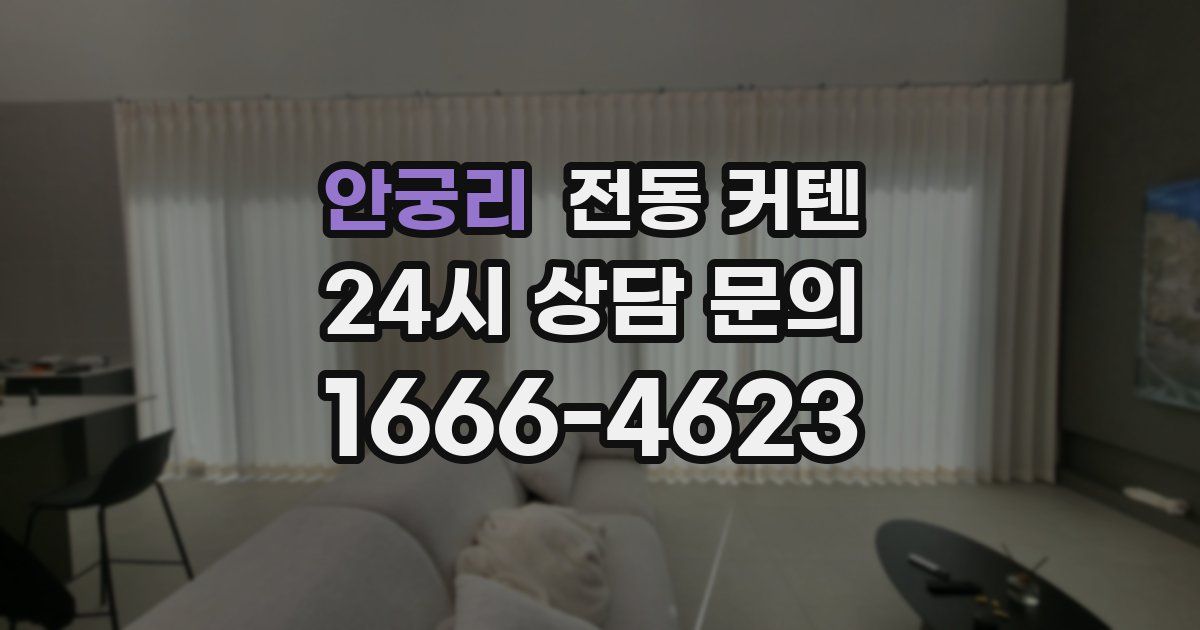 안궁리 전동 커텐