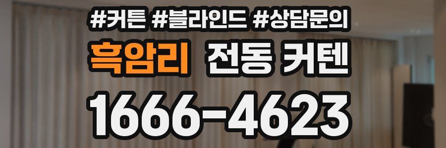 흑암리 전동 커텐