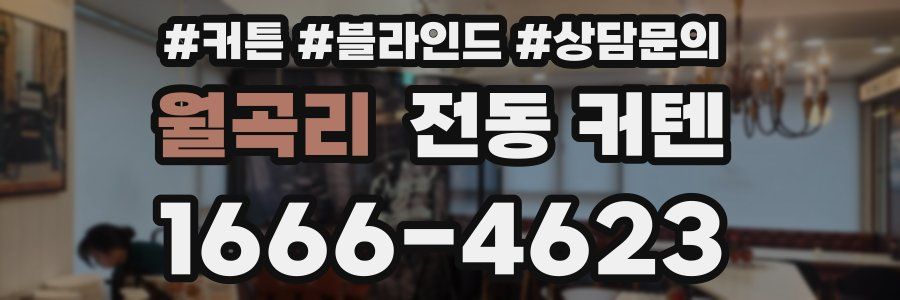 월곡리 전동 커텐