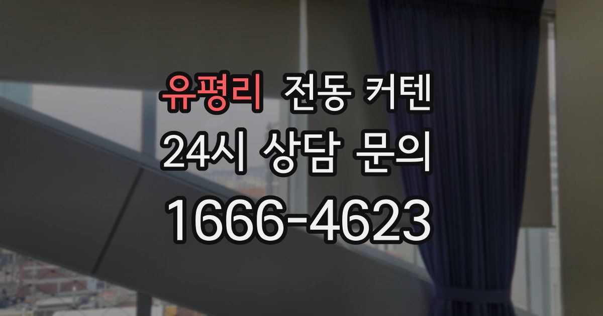 유평리 전동 커텐