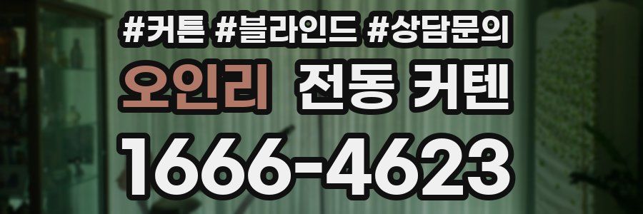 오인리 전동 커텐