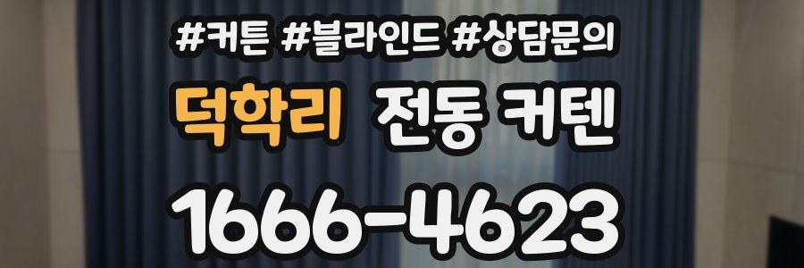 덕학리 전동 커텐
