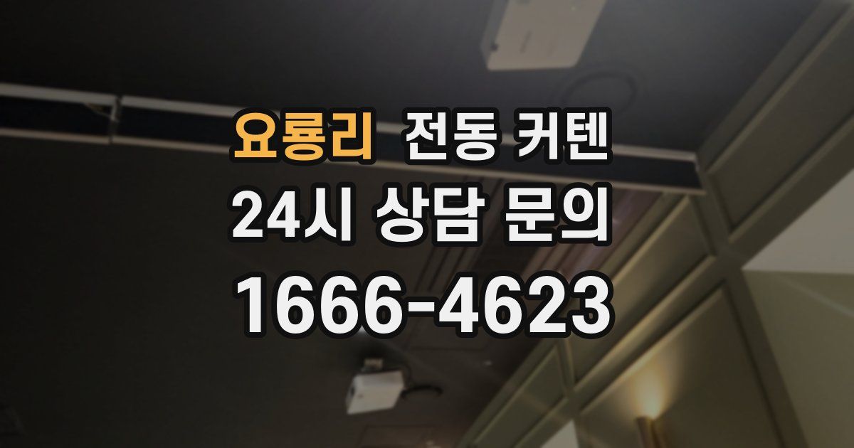 요룡리 전동 커텐
