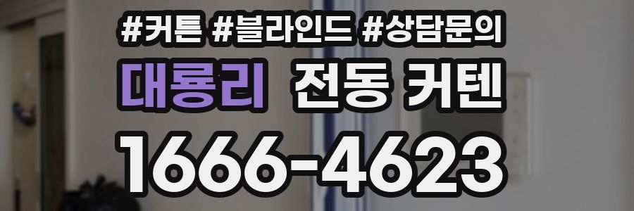 대룡리 전동 커텐