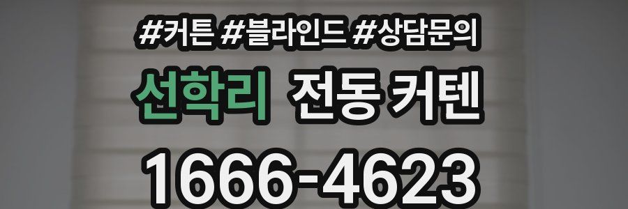 선학리 전동 커텐