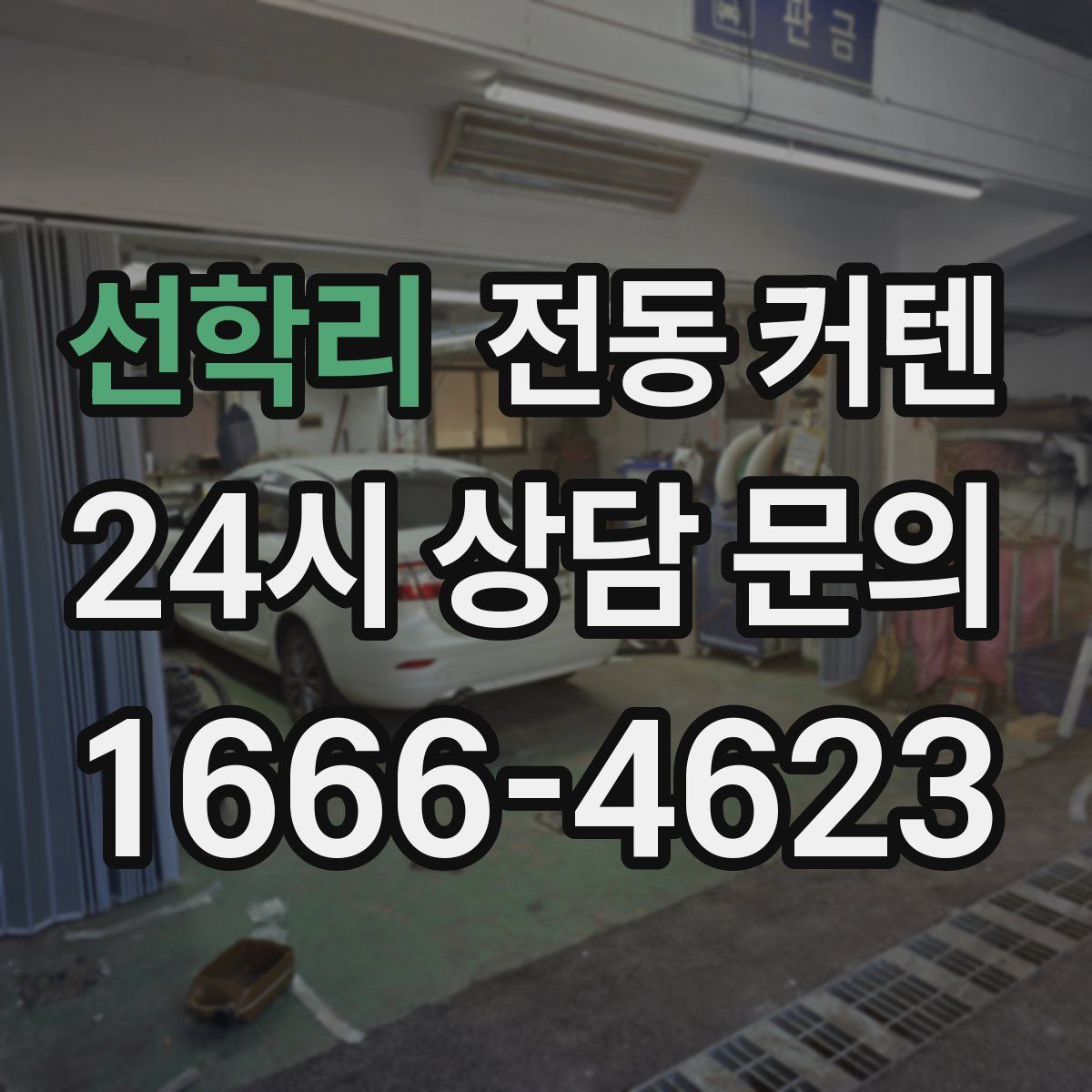 선학리 전동 커텐