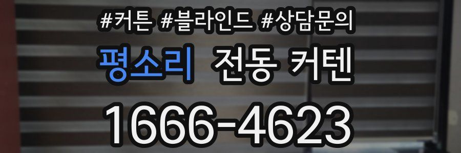 평소리 전동 커텐