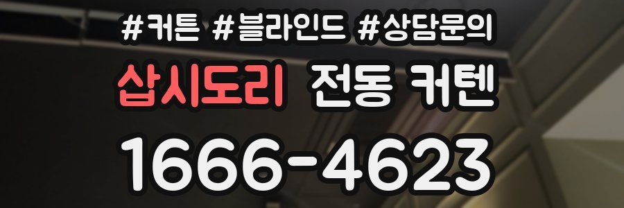 삽시도리 전동 커텐