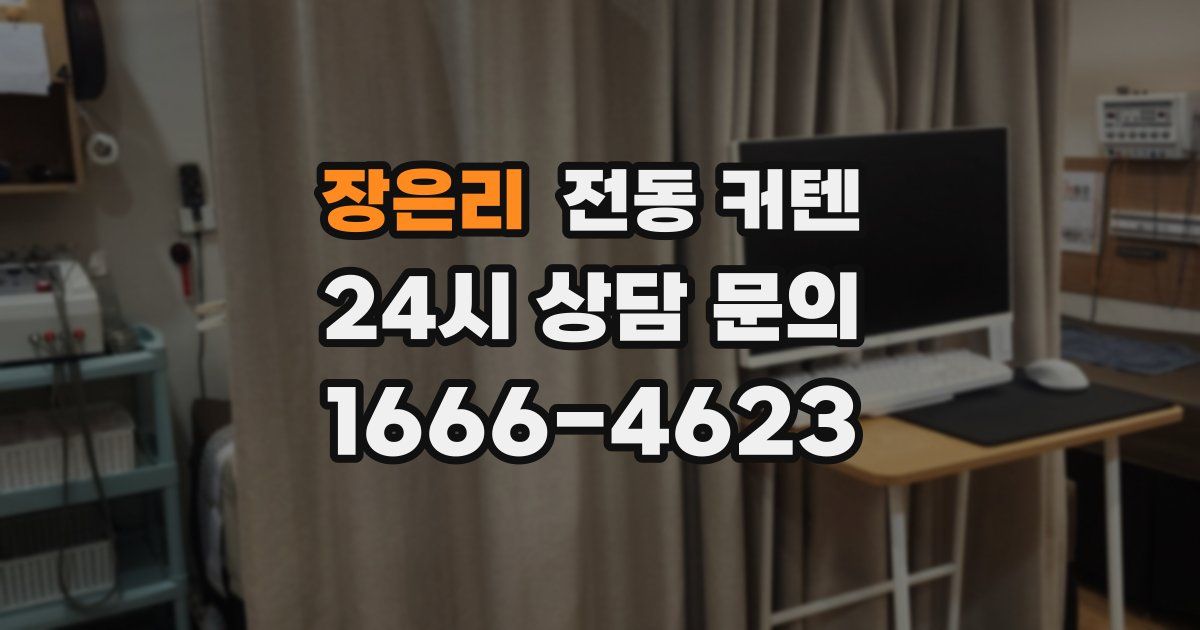 장은리 전동 커텐