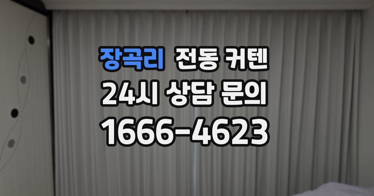 장곡리 전동 커텐