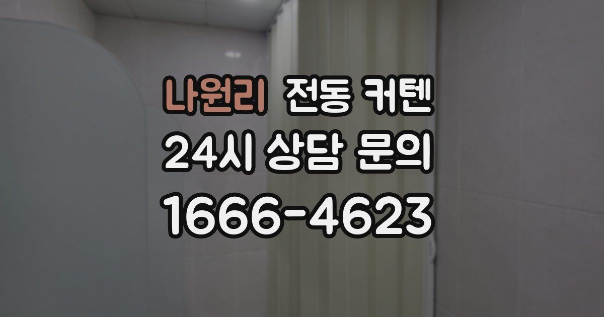 나원리 전동 커텐