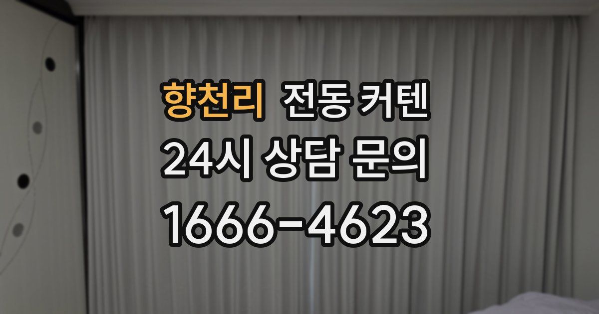 향천리 전동 커텐