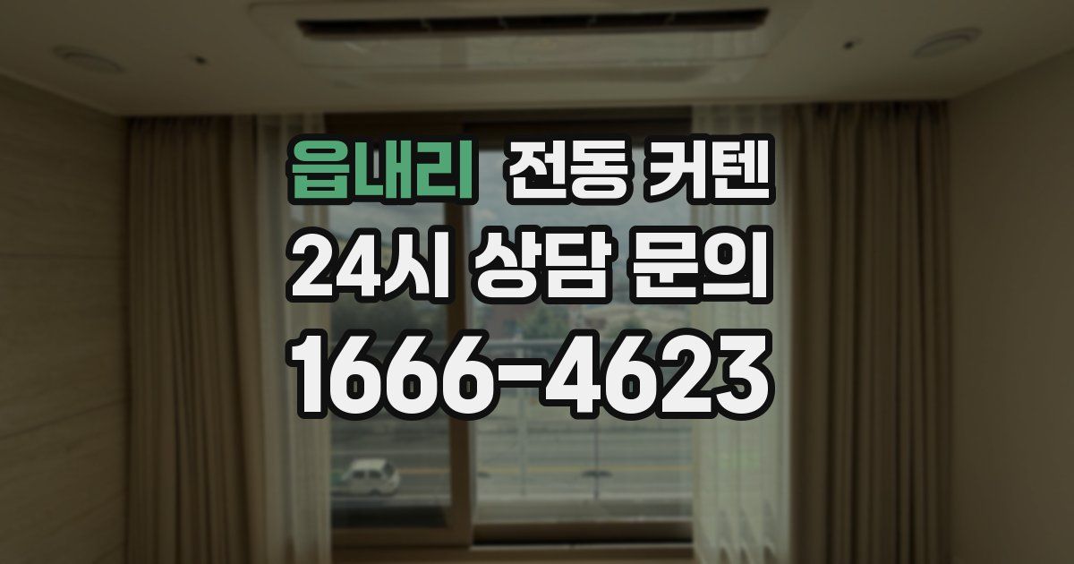 읍내리 전동 커텐