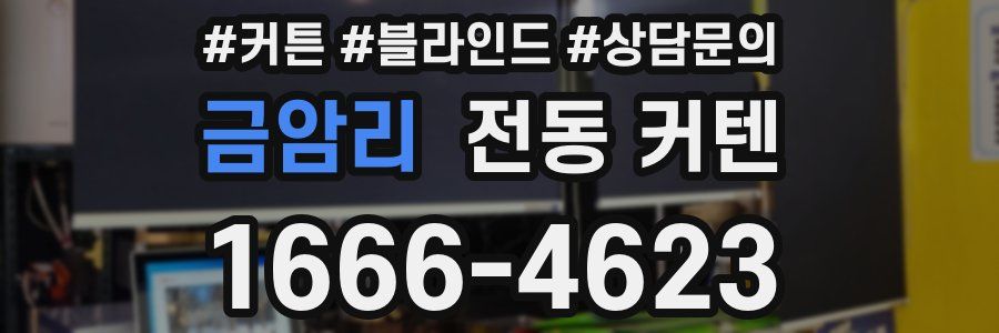 금암리 전동 커텐